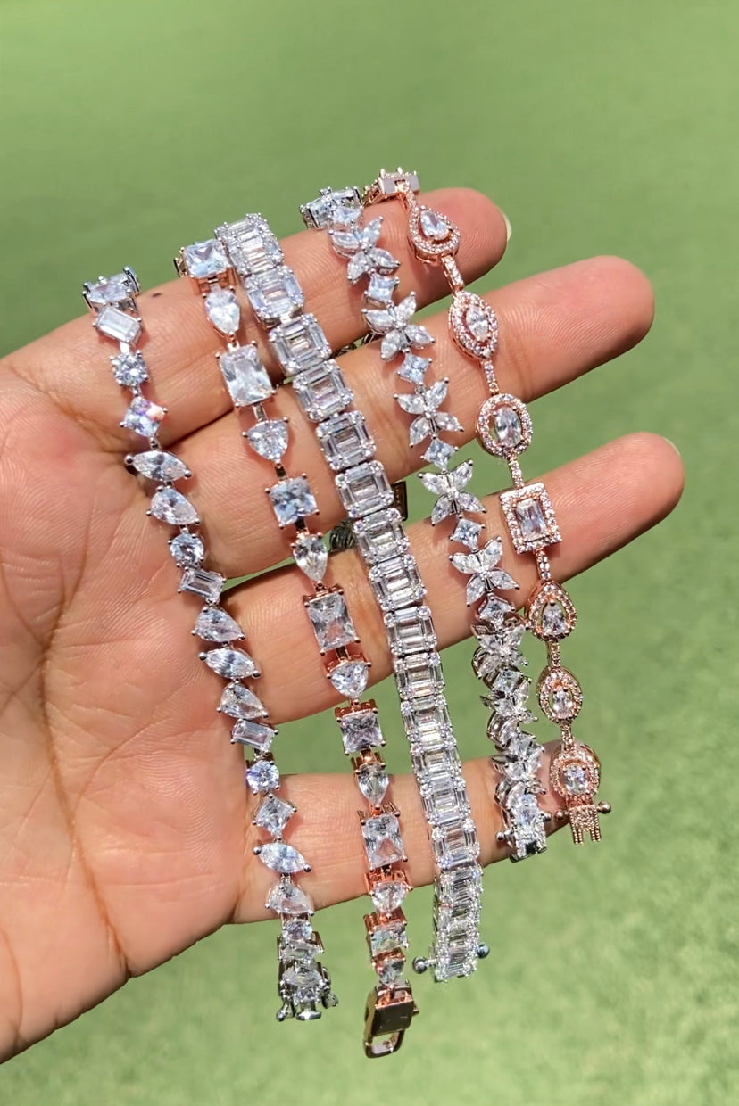 Designer limited edition tennis bracelet