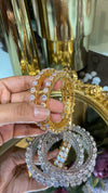 CLASSIC PACHELI DIAMOND BANGLE (WITHOUT LOCK)