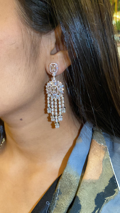 Marquise Cluster cocktail earrings