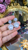 Pearl Half Moon Earrings