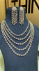 5 liner multishape necklace set