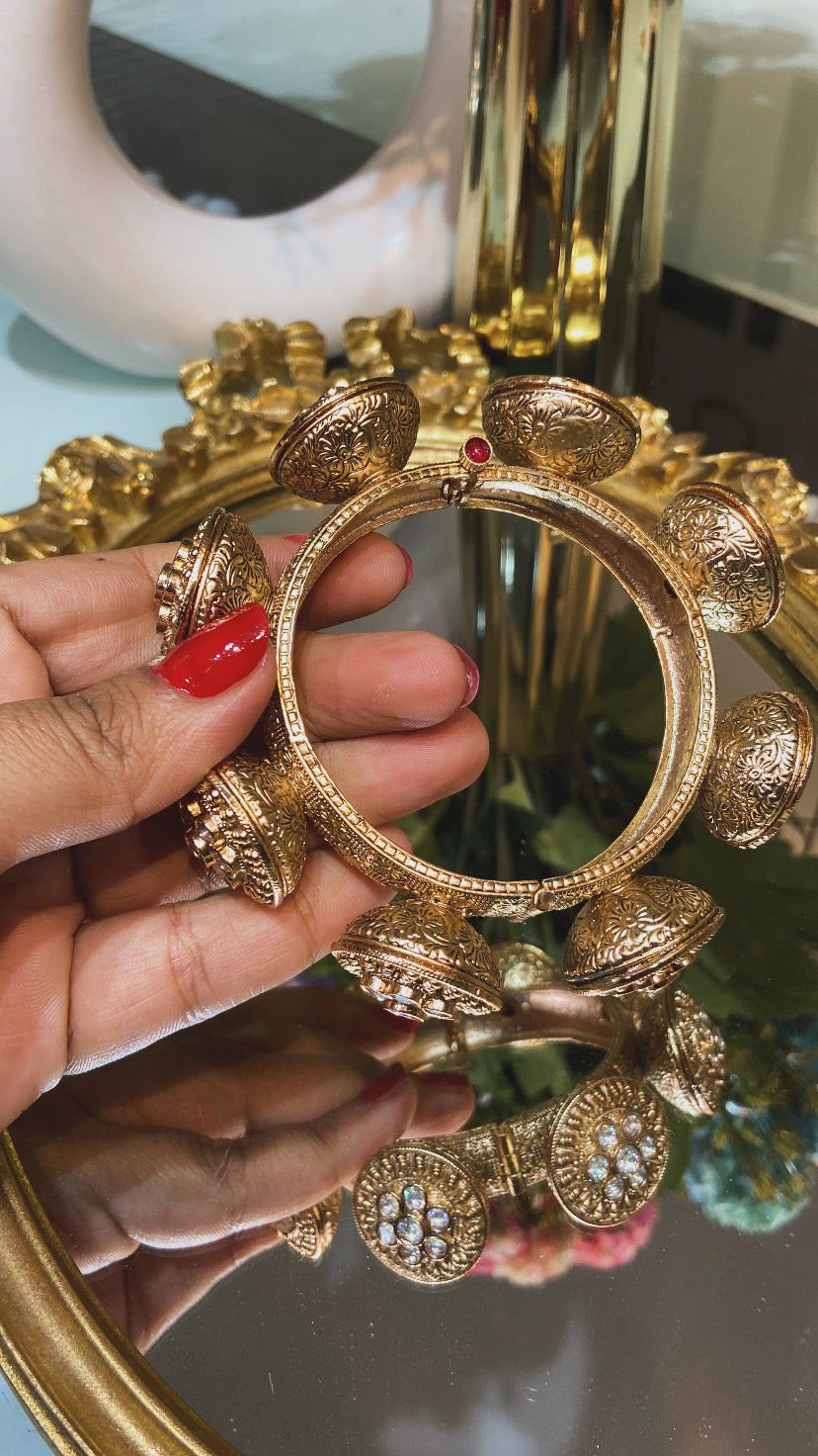 NAKSHI GOLD PACHELI Kada (SINGLE) OPENABLE