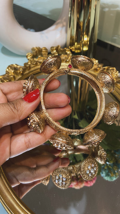 NAKSHI GOLD PACHELI Kada (SINGLE) OPENABLE