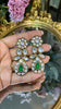 LONG KUNDAN POLKI EARRINGS