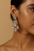 Sunheri Sheesha Drop Moissanite Polki earrings