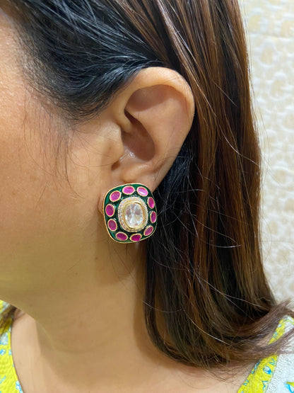 MEENA POLKI MOISSANITE POLKI TOPS