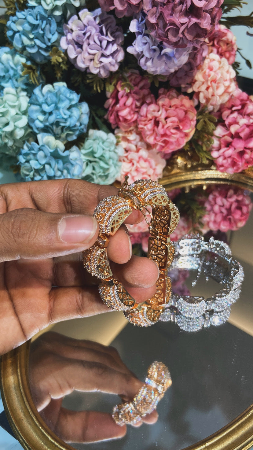 Diamond Gajra Kada/ Bracelet (single piece)