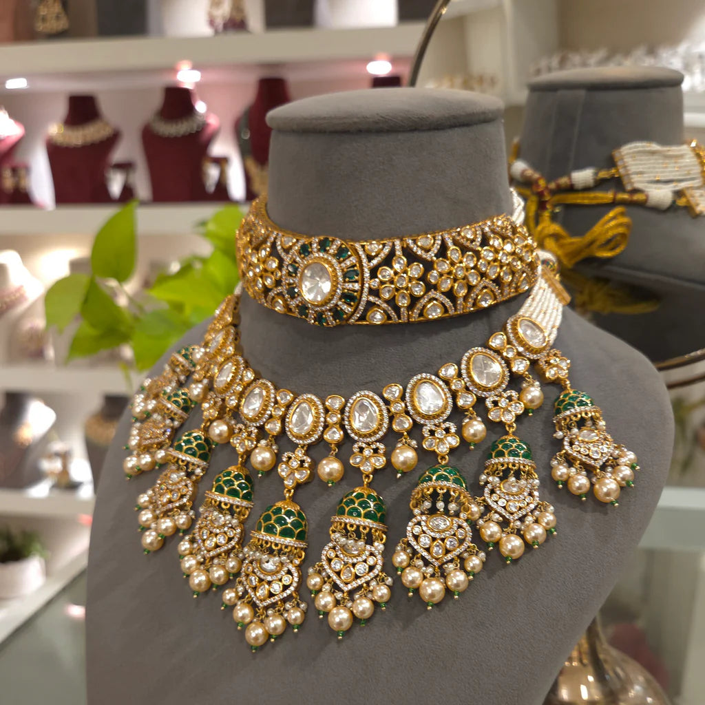 Indraya Polki bridal set