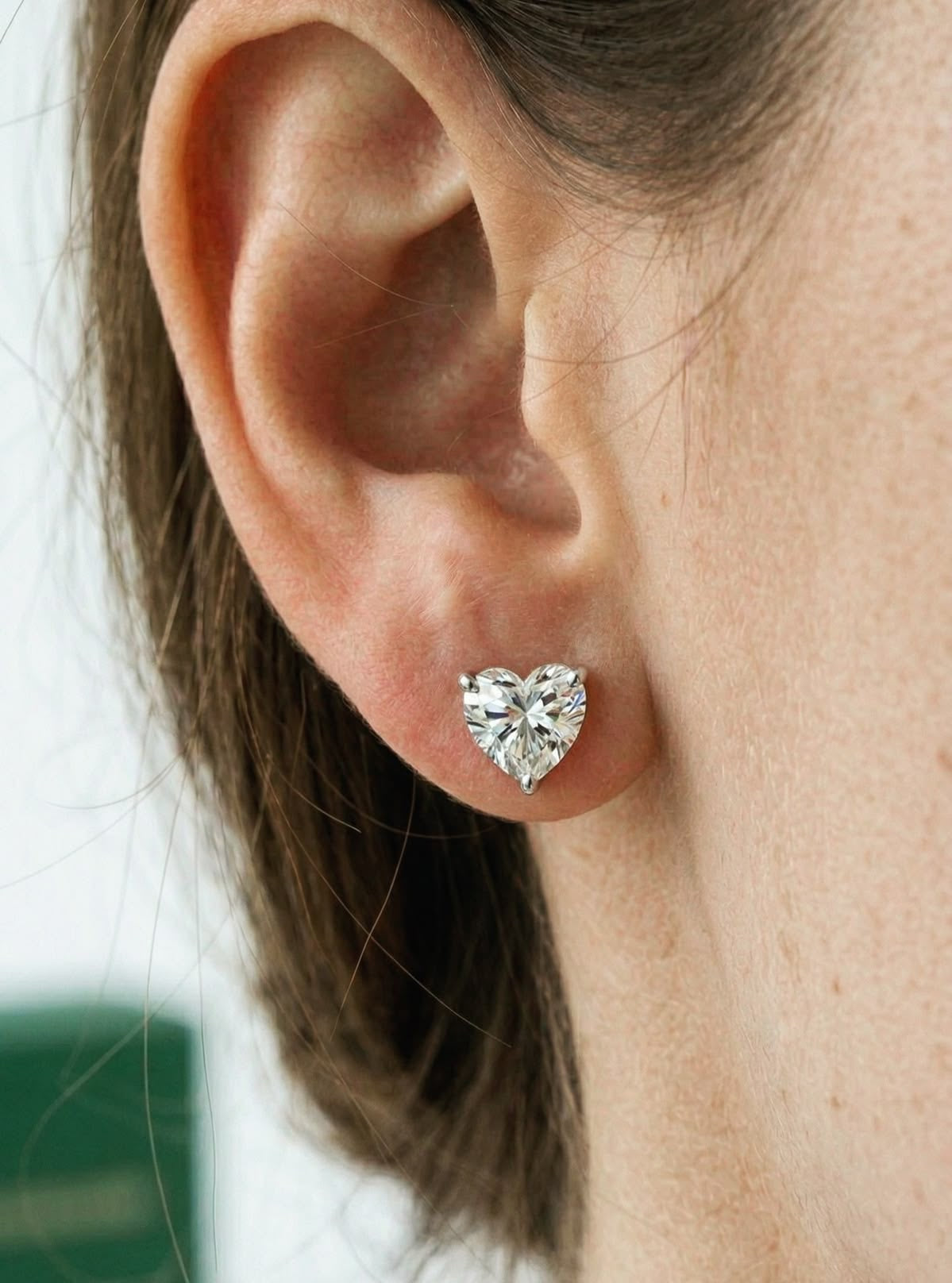 3 CT Daily wear heart Soliatires