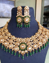 Festive Green Bridal Full Necklace