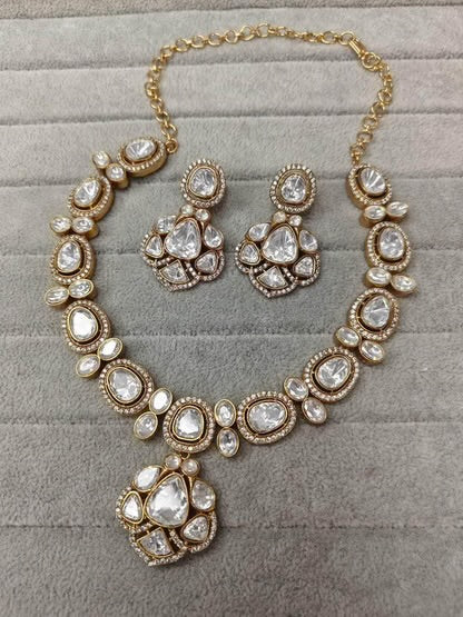 APSARA MOISSANITE POLKI SET