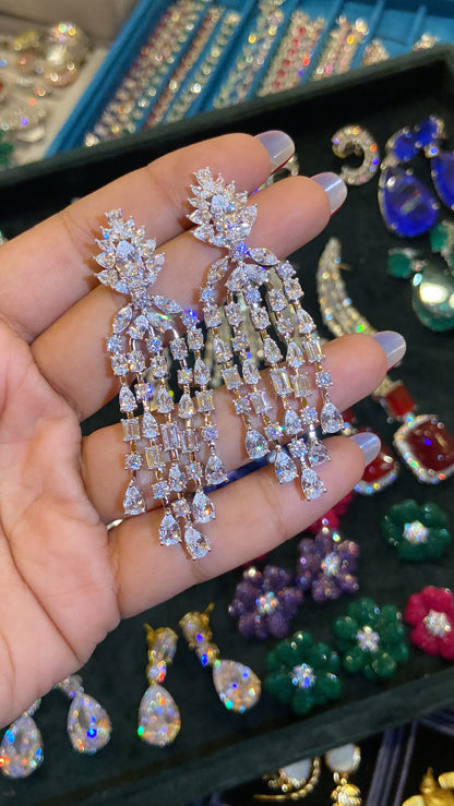 Marquise cocktail earrings 💙