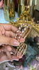 Leafy MOISSANITE Polki bangles (Not openable) Pair