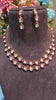 DOUBLE LINE MEENAKARI NECKLACE SET