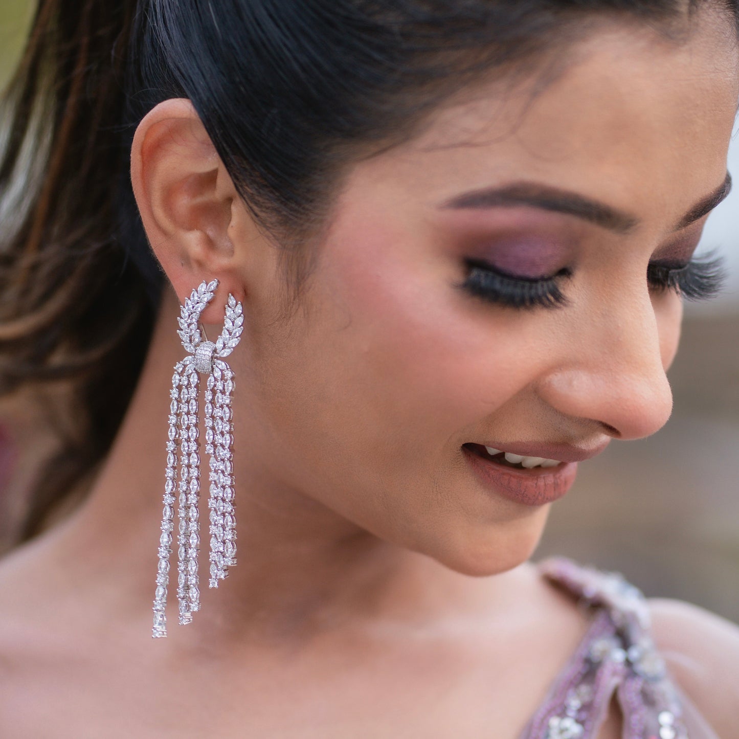 CONTEMPORARY COCKTAIL EARRINGS