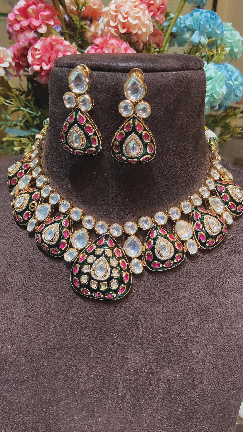 APARNA MEENA POLKI SET