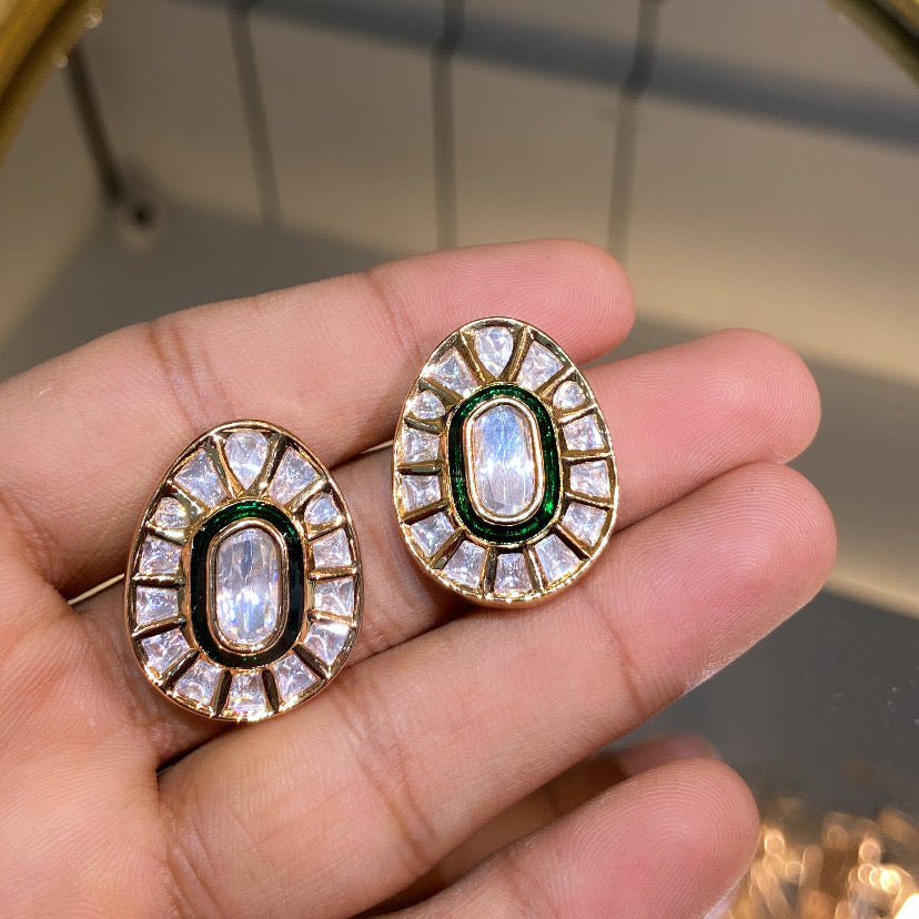 DAINTY POLKI MOISSANITE POLKI TOPS