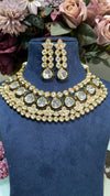 LOTUS SUTRA KUNDAN POLKI NECKLACE SET