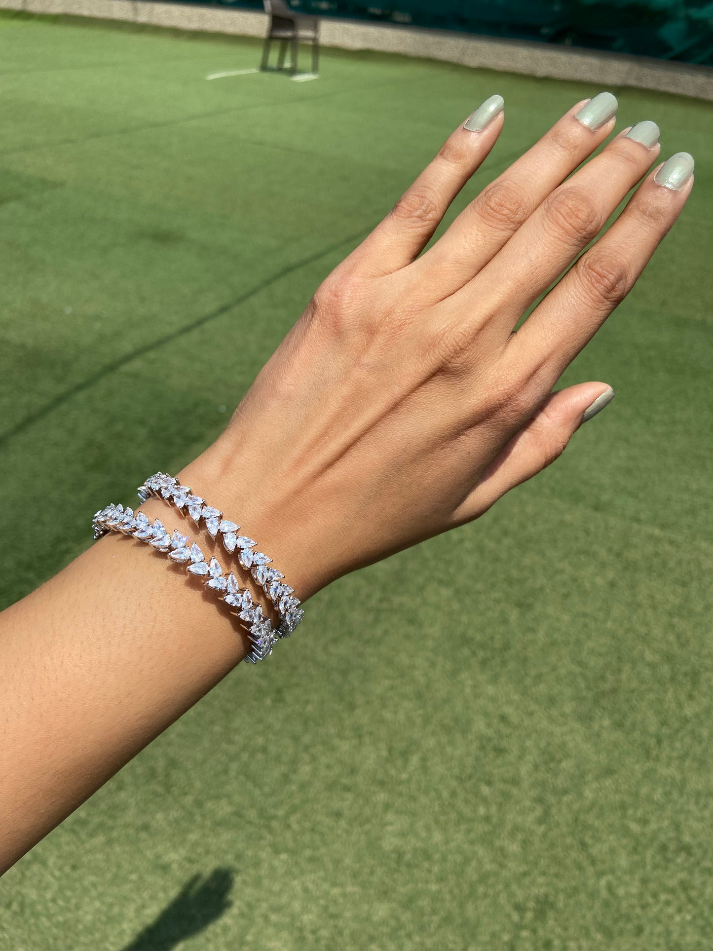 MARQUISE DIAMOND BANGLES (OPENABLE) PAIR