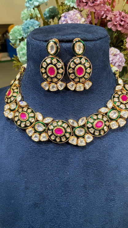 Prerna POLKI KUNDAN NECKLACE SET