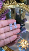 Dainty Cluster Drop earrings