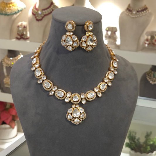 APSARA MOISSANITE POLKI SET