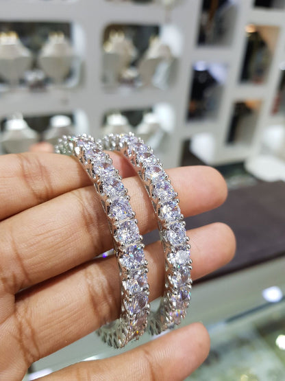 Big Solitaire Bangles - PAIR (50 pointer each diamond) 🪄