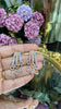 Triple drop earrings
