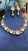 Single Liner Festive evergreen meena kundan polki necklace set