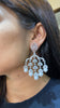 Pearl chandelier earrings