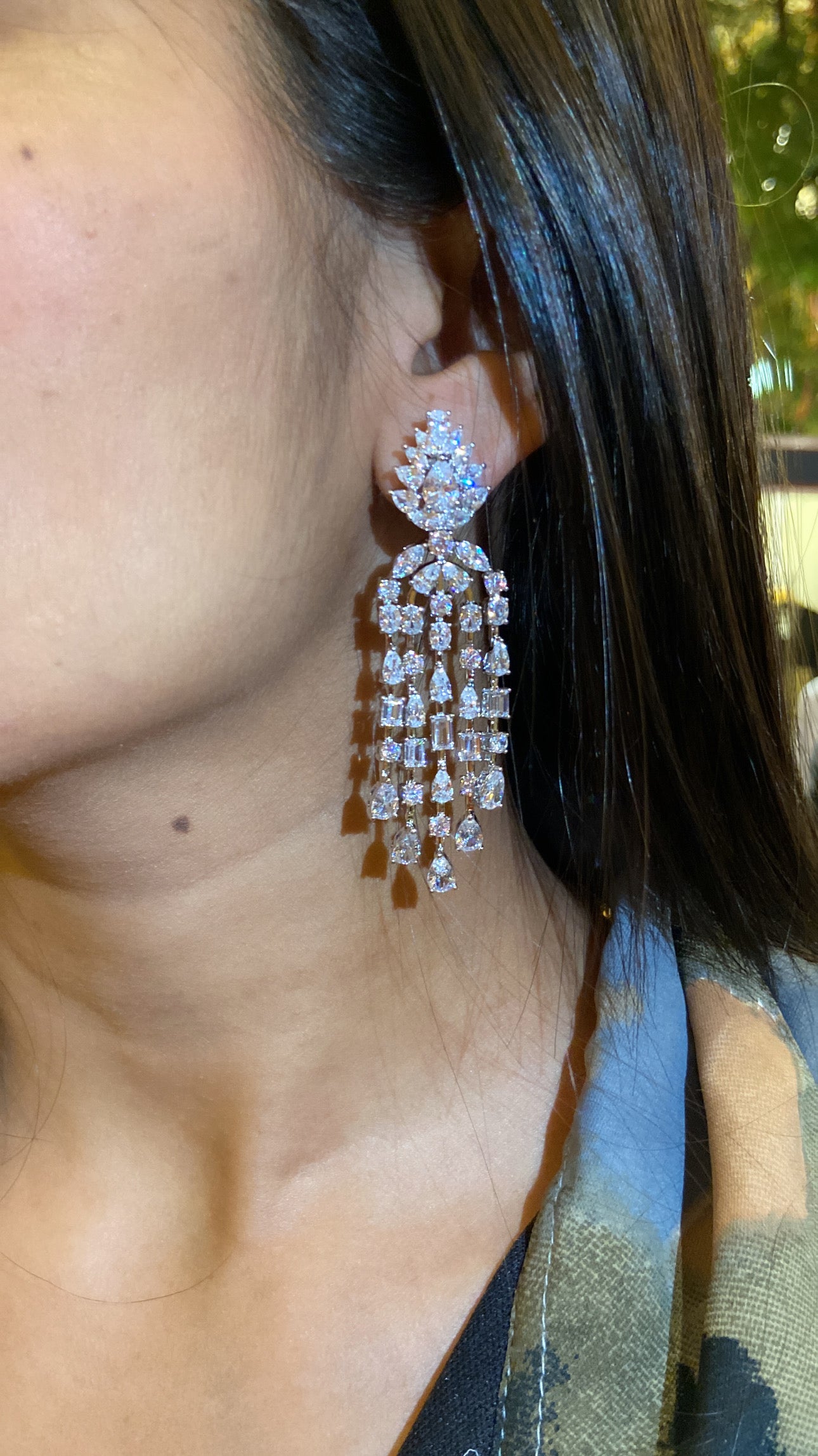 Marquise cocktail earrings 💙