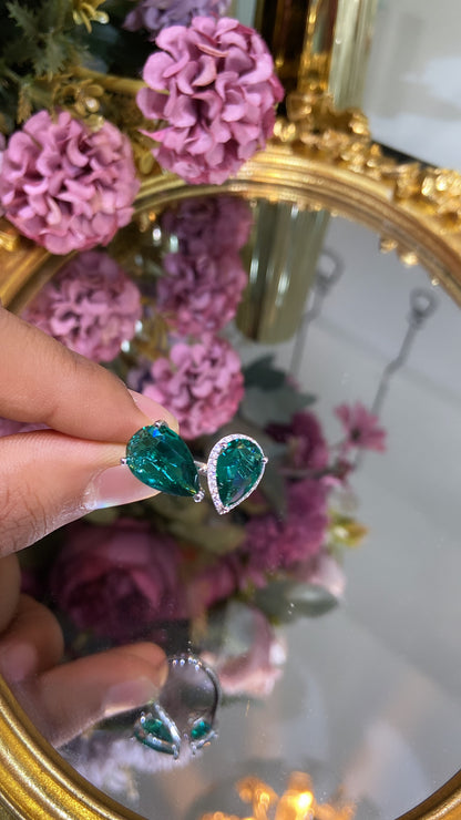 Tear Drop Adjustable ring 🩶