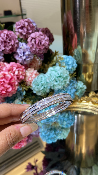 Openable Baguette bangle - Single Piece