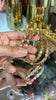 Leafy MOISSANITE Polki bangles (Not openable) Pair