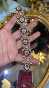 Enamel Kundan Tennis Bracelet (Single Piece)