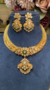 Gold work Polki set