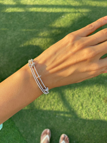 Dancing rings bracelet