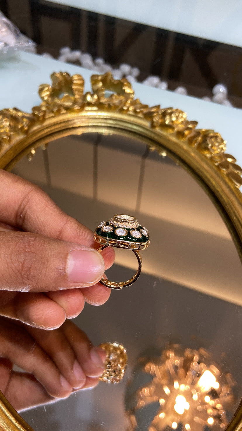 Meena Polki ring