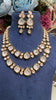 2  Liner Festive evergreen meena kundan polki necklace set