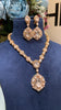 RICH Festive evergreen polki necklace set