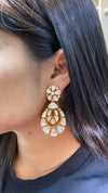 AHALYA MOISSANITE POLKI EARRINGS