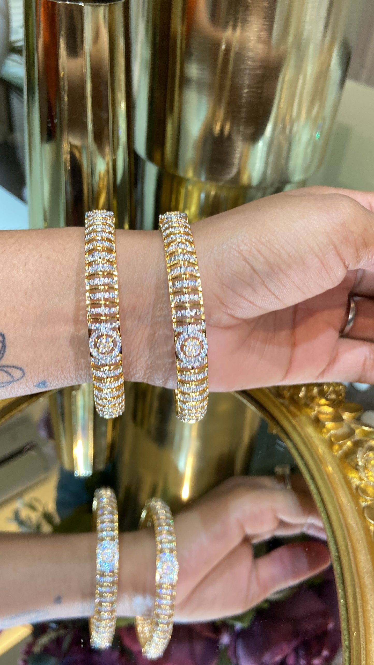 PAHELI DIAMOND BANGLES (WITHOUT LOCK)