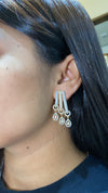 Triple drop earrings