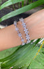 DESIGNER CLUSTER TENNIS BRACELET