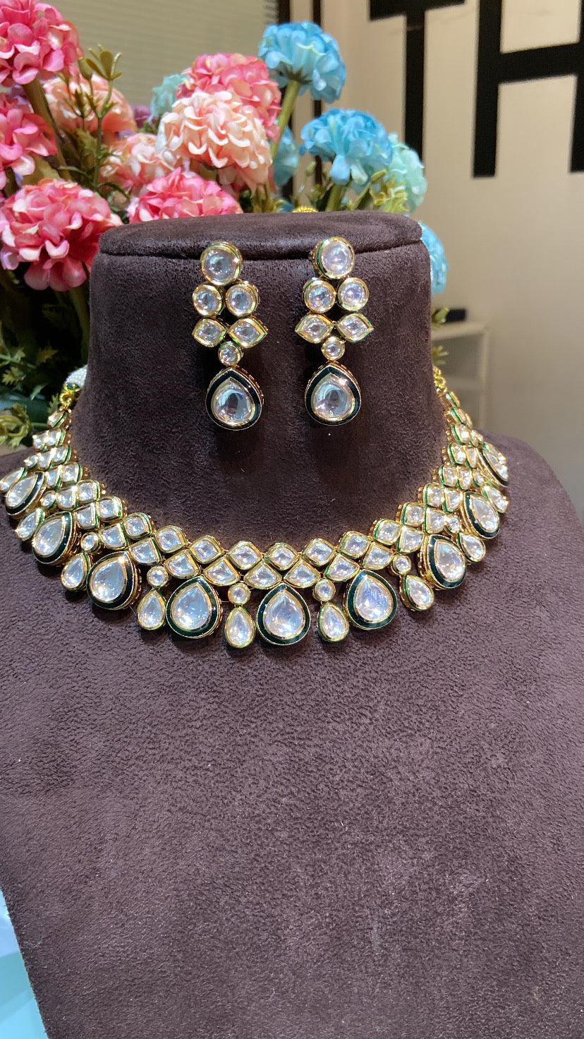 URMI KUNDAN POLKI SET