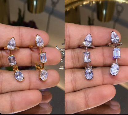Ear cuff earrings (pair)