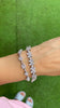 DESIGNER CLUSTER TENNIS BRACELET
