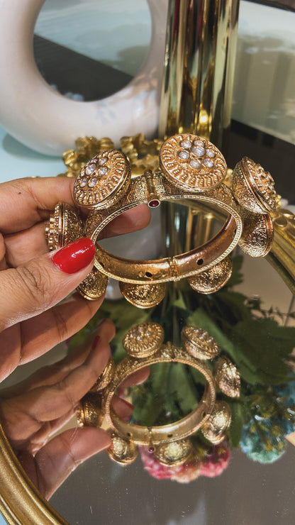 NAKSHI GOLD PACHELI Kada (SINGLE) OPENABLE