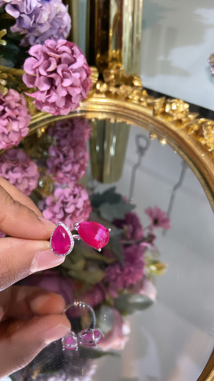 Tear Drop Adjustable ring 🩶