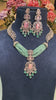 PASTEL PINK GREEN NECKLACE SET